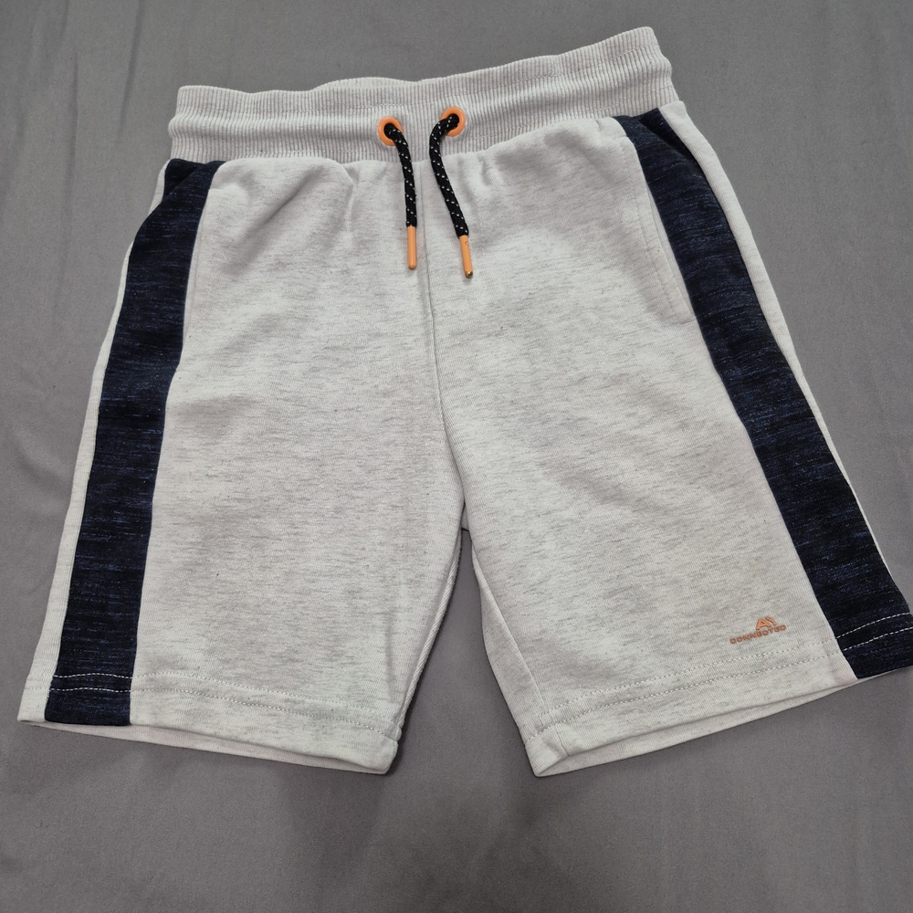 F&F Gray and Black Casual Shorts with Elastic Waistband